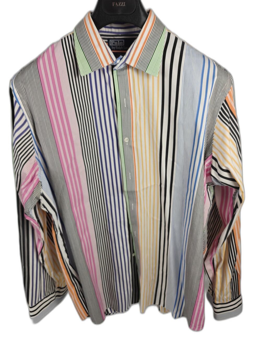 Men’s Polo Ralph Lauren Button-Up Shirt Multicolor Stripe XL